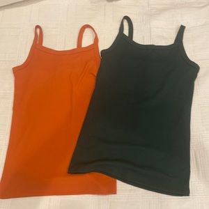 Two for one Ribbed Comfy tank top- lovely autumn colors - Small NEW (OL)